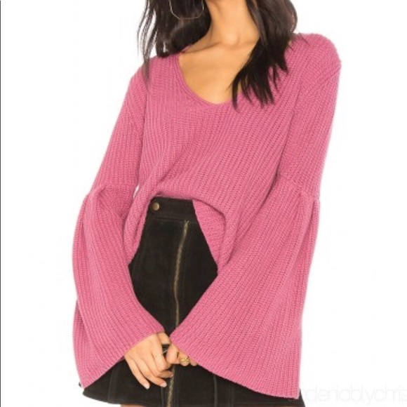 BLACKBERRY FREE PEOPLE SWEATER - Picture 1 of 3